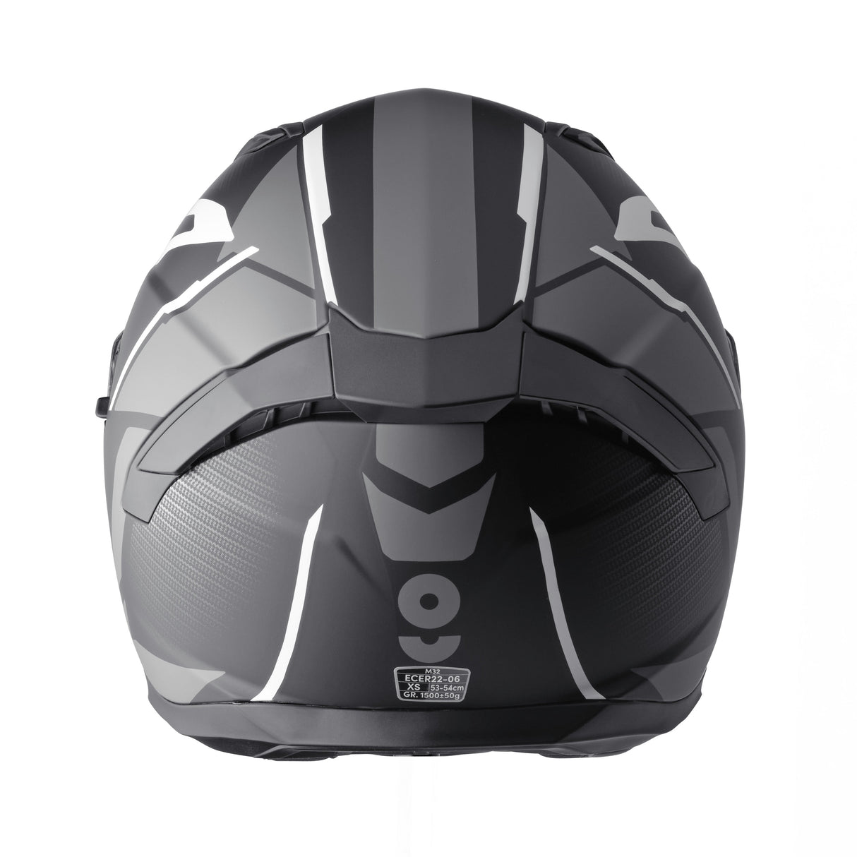 Integralhelm Velox Graphic matt schwarz-grau