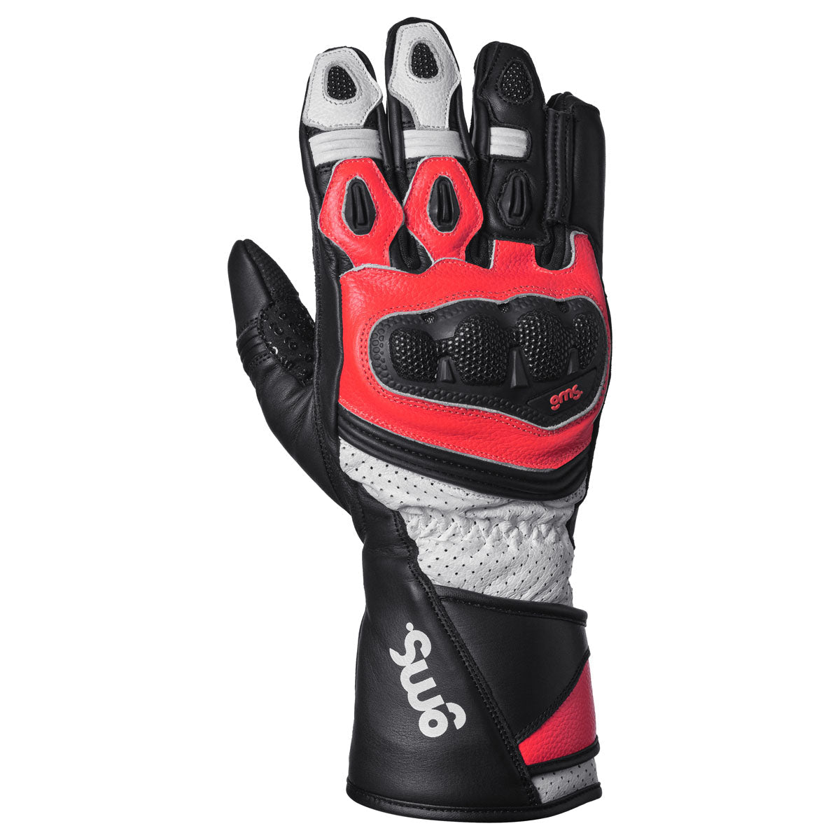 Handschuhe GR-1 SF schwarz-weiss-rot