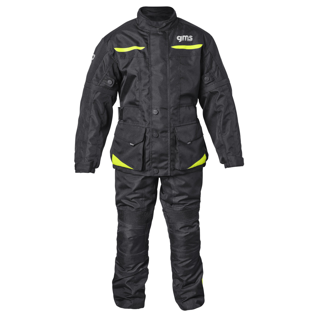Jacke Gear WP Junior schwarz-fluogelb