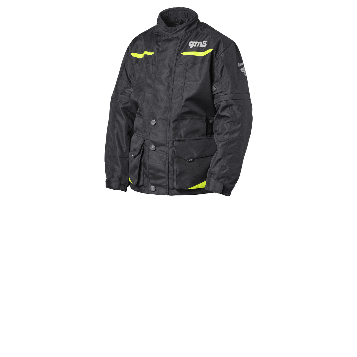 Jacke Gear WP Junior schwarz-fluogelb