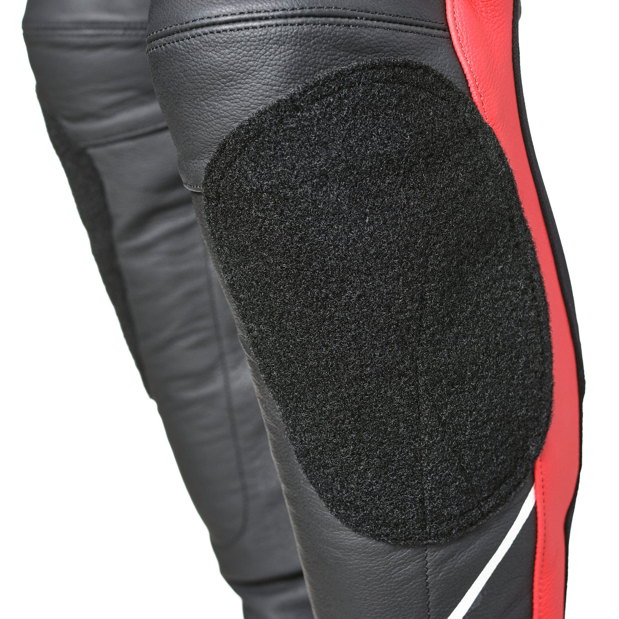 Lederkombi GR-1 2PC schwarz-rot-weiss