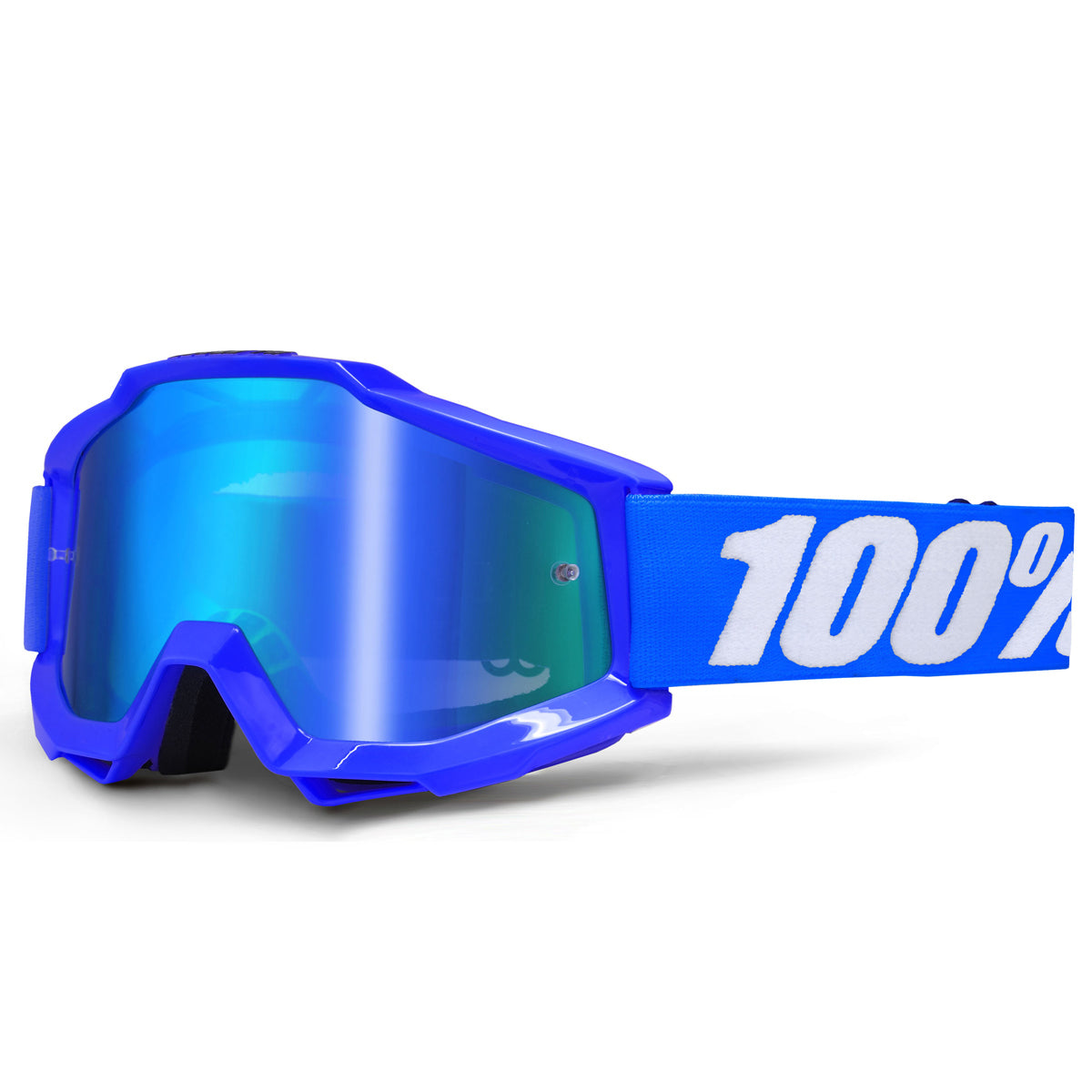 Accuri MX Goggles - Reflex Blue - verspiegelt