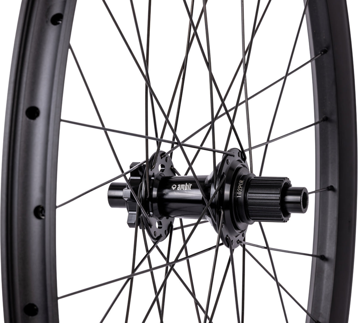 Realm Enduro 27.5" Aluminium 102 POE HR, 6 Loch, 12x148 mm, Shimano Micro Spline - schwarz