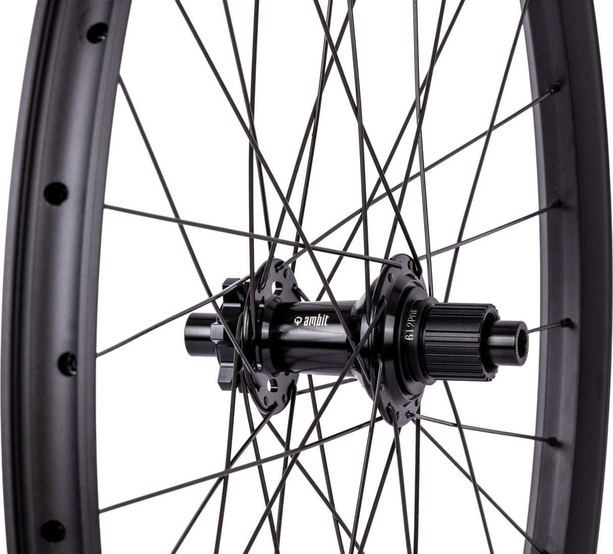 Realm Enduro 27.5" Aluminium 612 POE HR, 6 Loch, 12x148 mm, Shimano Micro Spline - schwarz