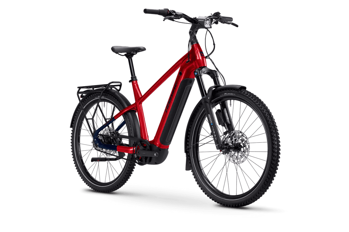Trekking 9 ABS - Herren - dynamite red/blue glänzend Haibike