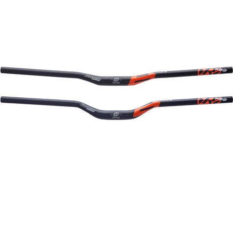 Base Lenker Riser 790mm Bar 31,8mm - Mattschwarz/ Fox-Orange