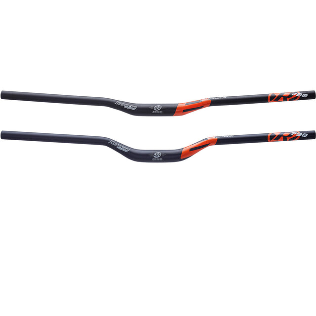 Base Lenker Riser 790mm Bar 31,8mm - Mattschwarz/ Fox-Orange