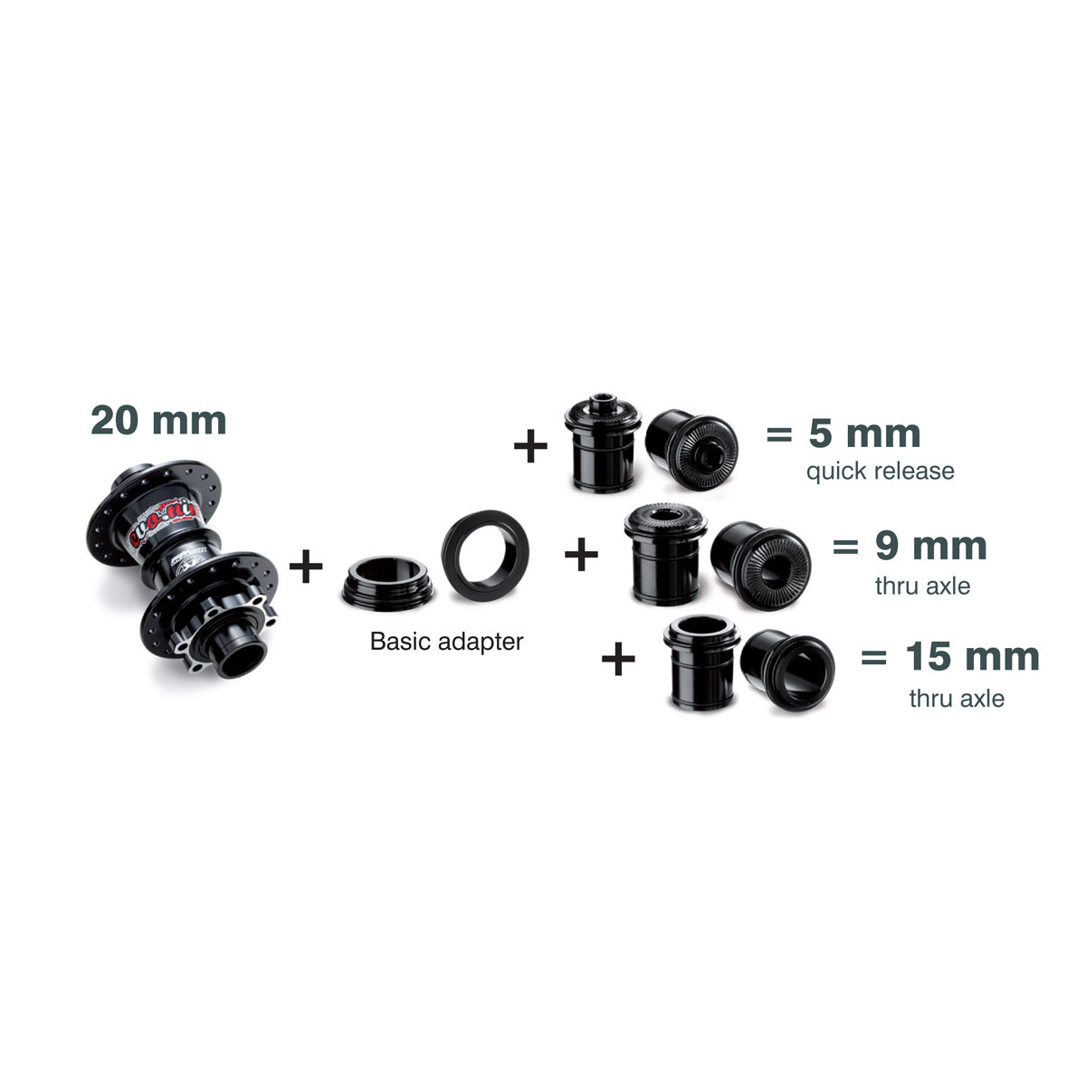 Basic Adapter für EVO-9 Vorderradnabe