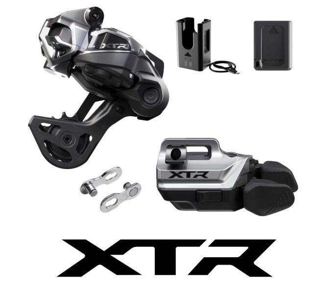 XTR Di2 M9250 Schaltungs Upgrade Kit, Schaltgriff I-Spec EV, Käfiglänge mittel - 12-fach