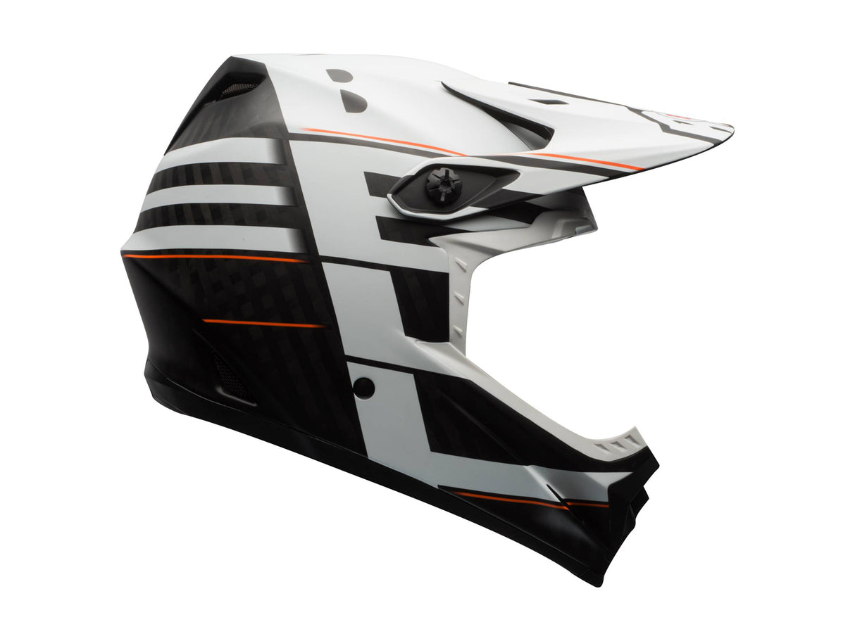 Full-9 Fullface Helm - weiss schwarz