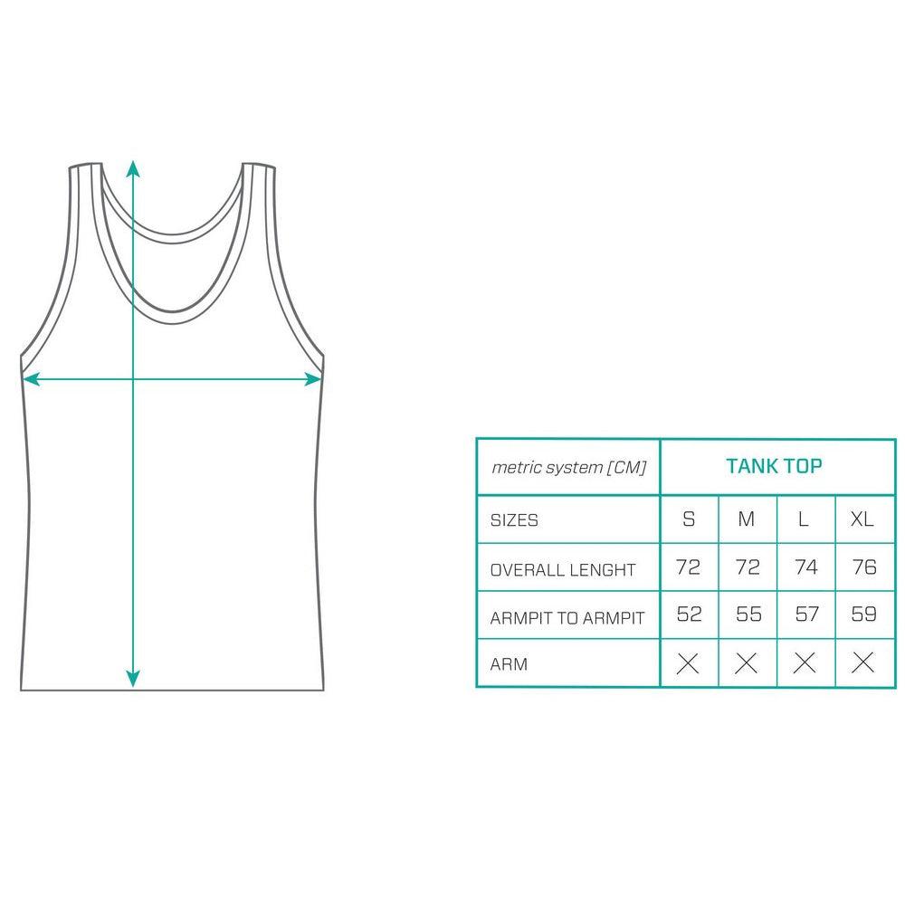 Doodle Tank Top Blue