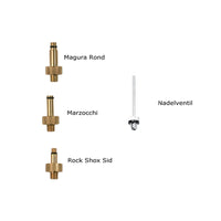 Valve adapter for USP shock pump