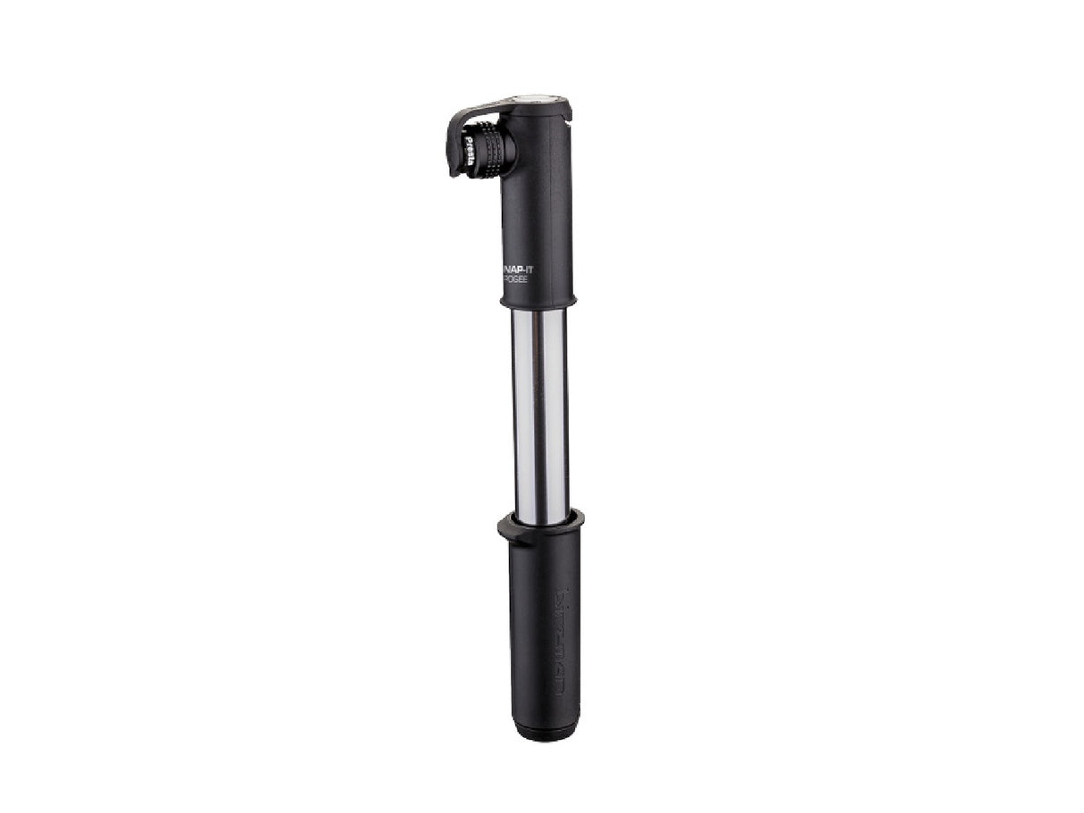 Birzman Scope-Apogee hand pump, 120PSI, Snap-It - black/silver