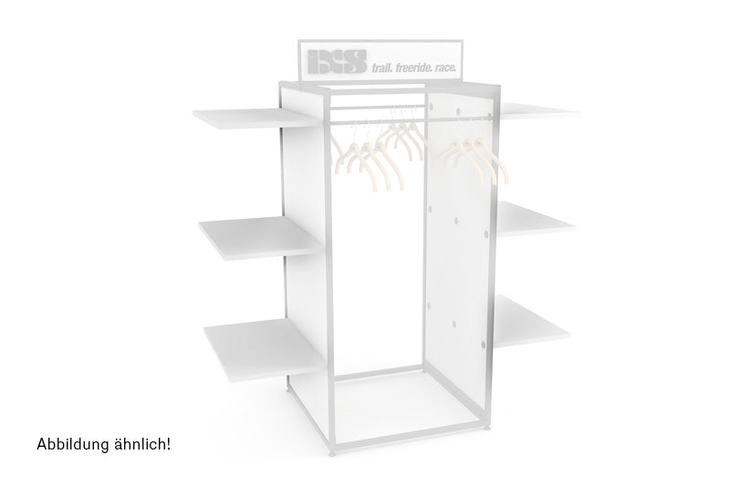 book shelves (3 pcs / set) - white