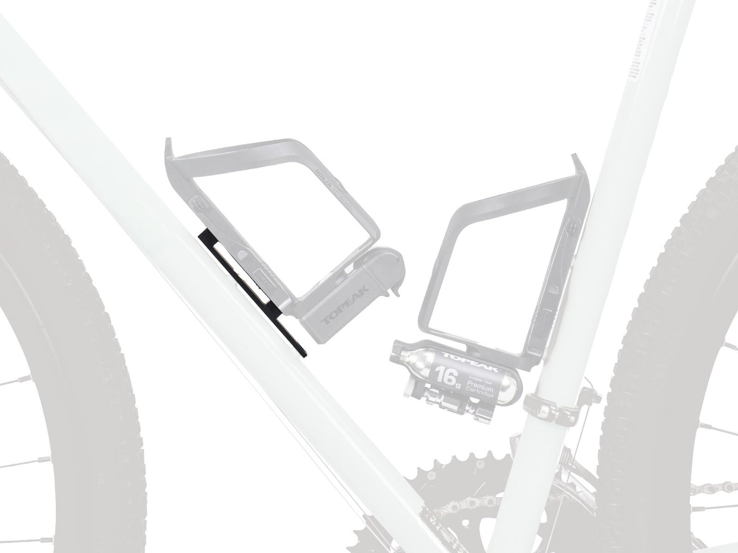 Alt-Position Cage Mounts - schwarz
