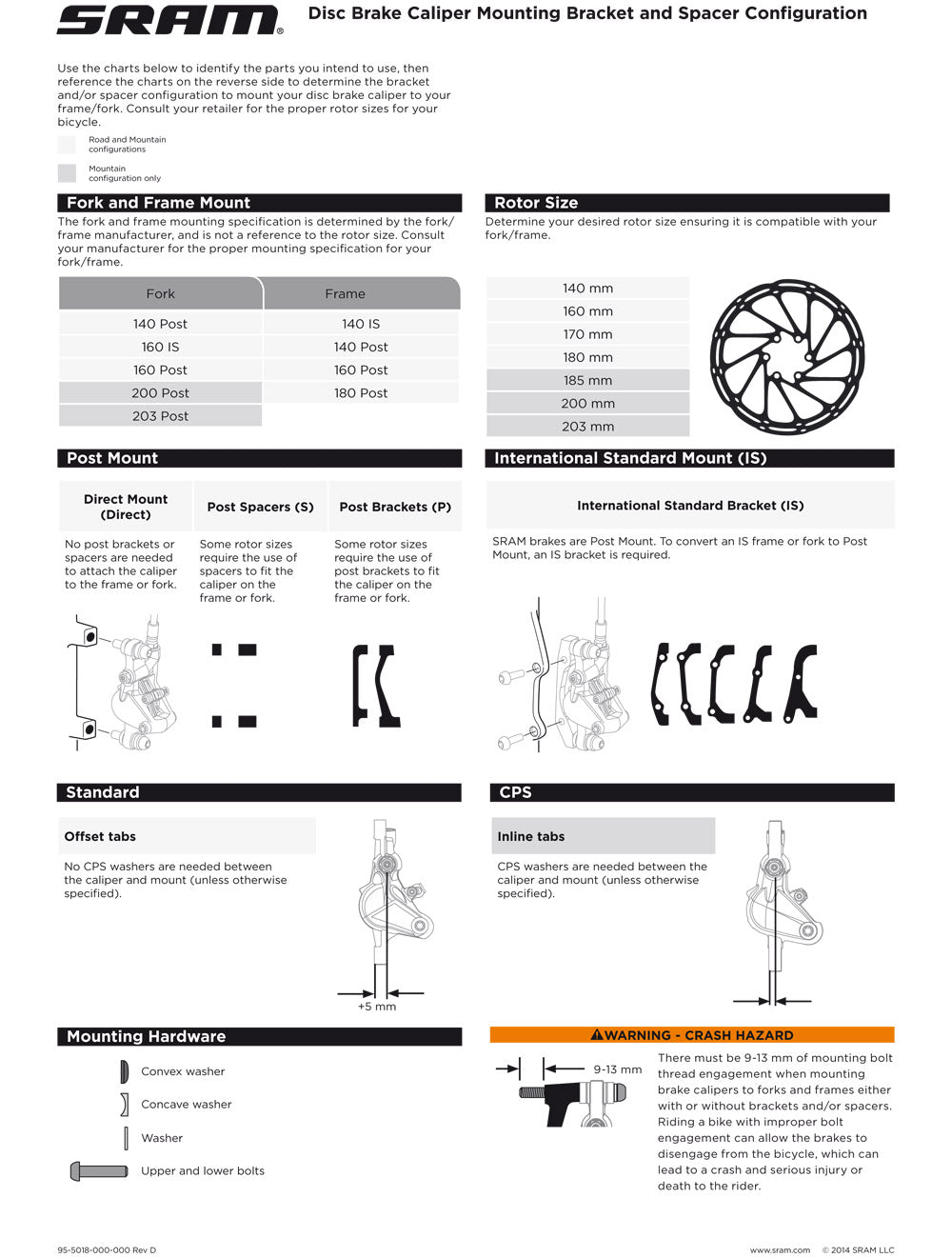 Disc Adapter - 40IS 40mm VR 200 mm / HR 180mm