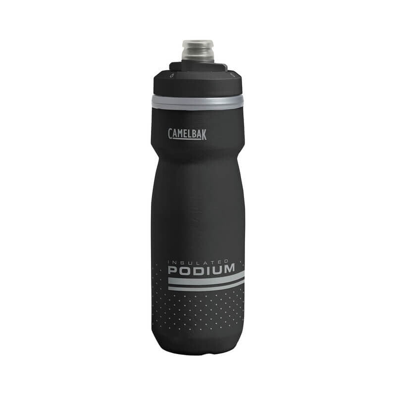 Podium Chill Trinkflasche 620 ml - schwarz/silber