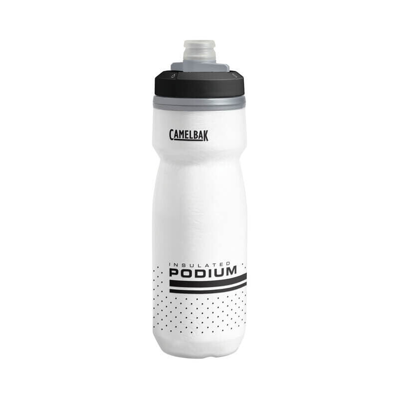Podium Chill Trinkflasche 620 ml - weiß/schwarz