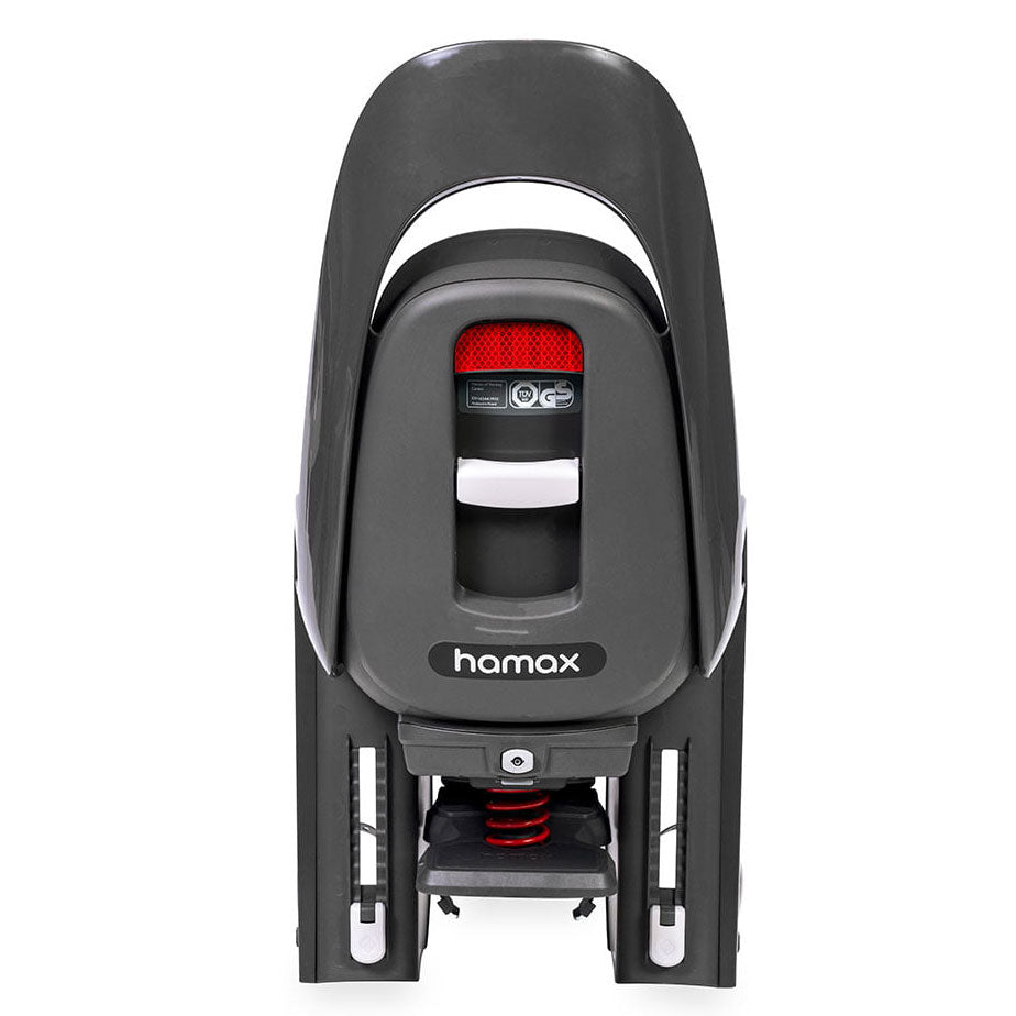 Caress Kindersitz für Gepäckträger - grau/rot