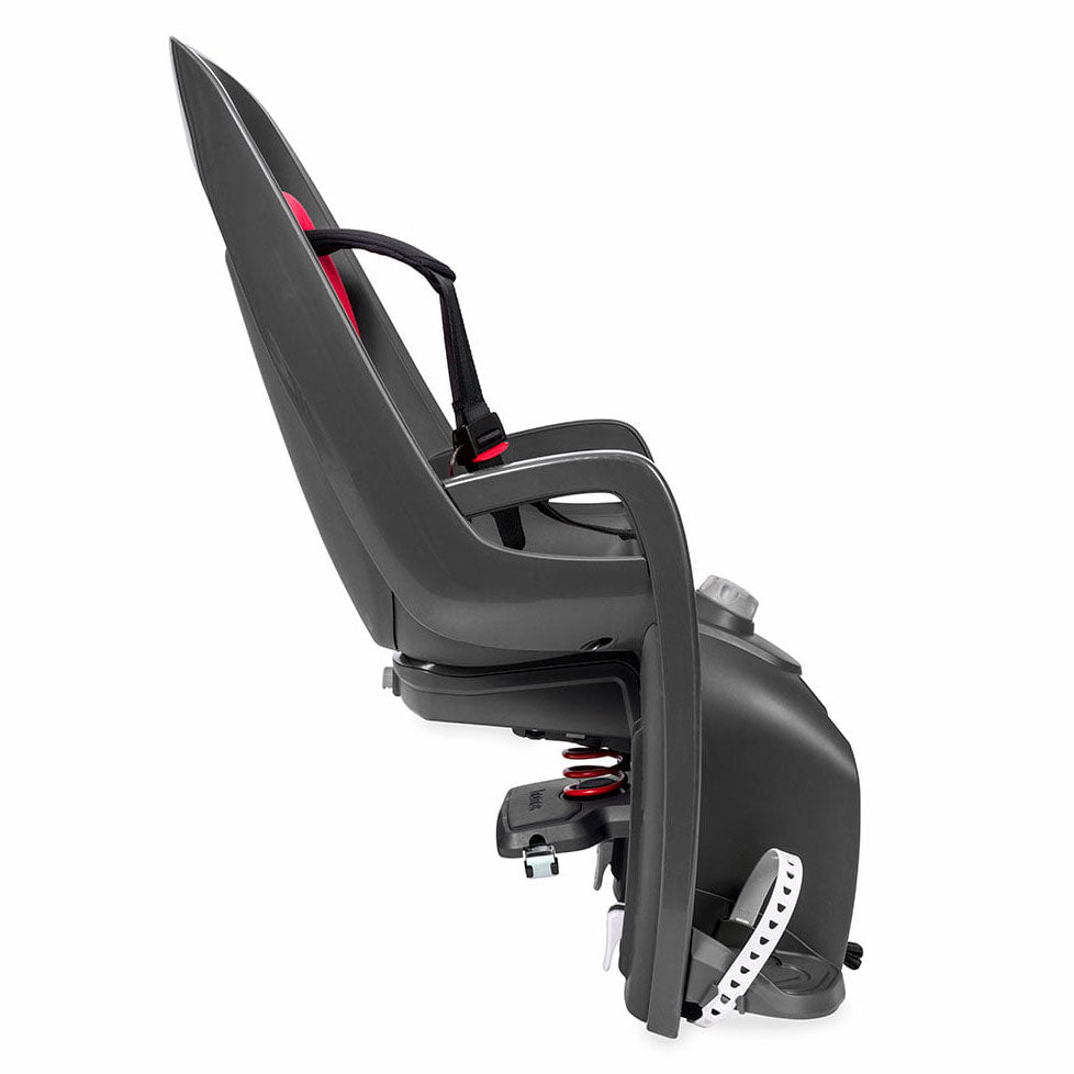Caress Kindersitz für Gepäckträger - grau/rot