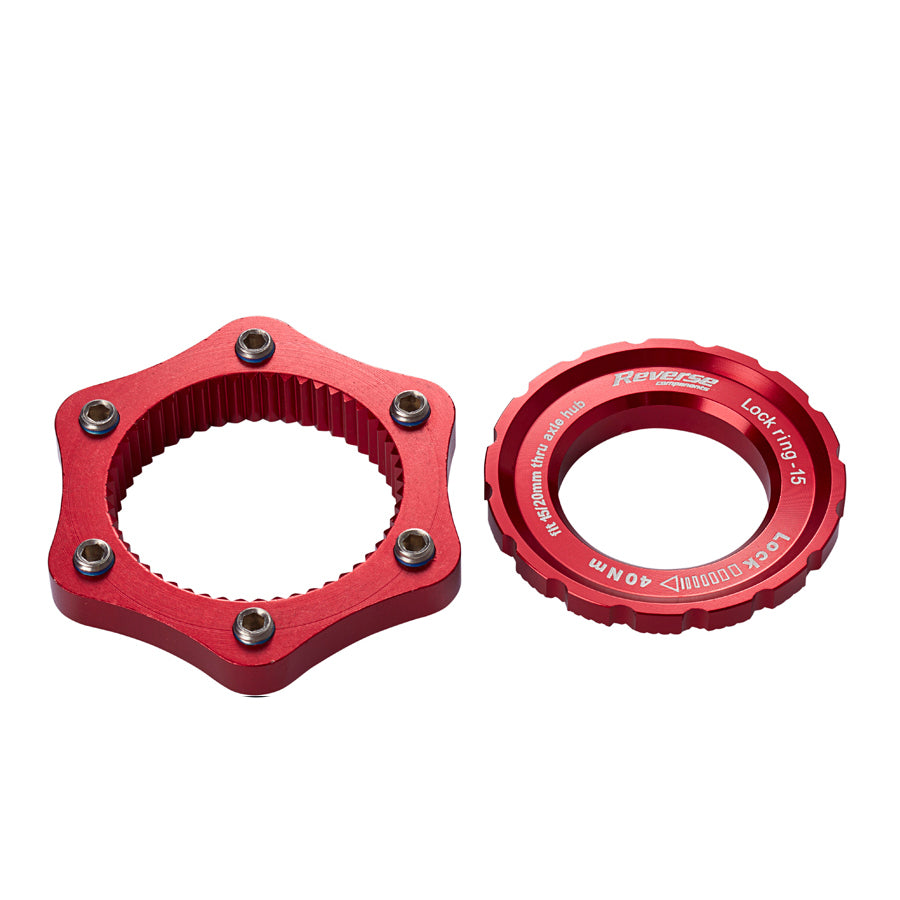 Center Lock Adapter - rot