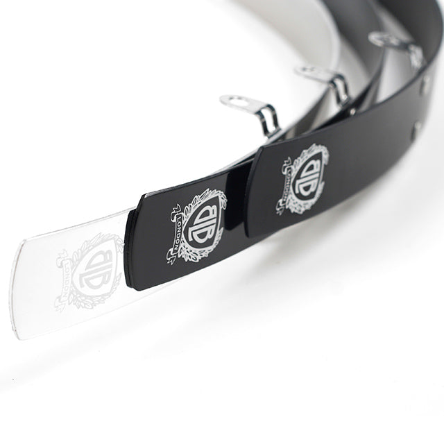 Classic Alloy Schutzbleche Set - VR + HR - schwarz poliert