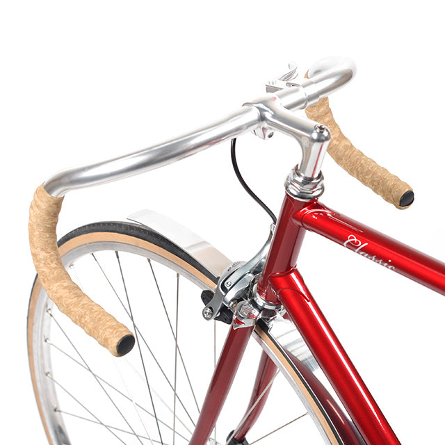 Classic Alloy Schutzbleche Set - VR + HR - silber poliert