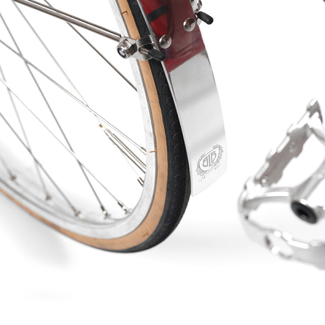 Classic Alloy Schutzbleche Set - VR + HR - silber poliert