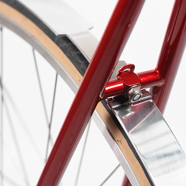 Classic Alloy Schutzbleche Set - VR + HR - silber poliert