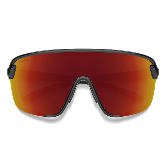 Bobcat - Black + ChromaPop Red Mirror Lens