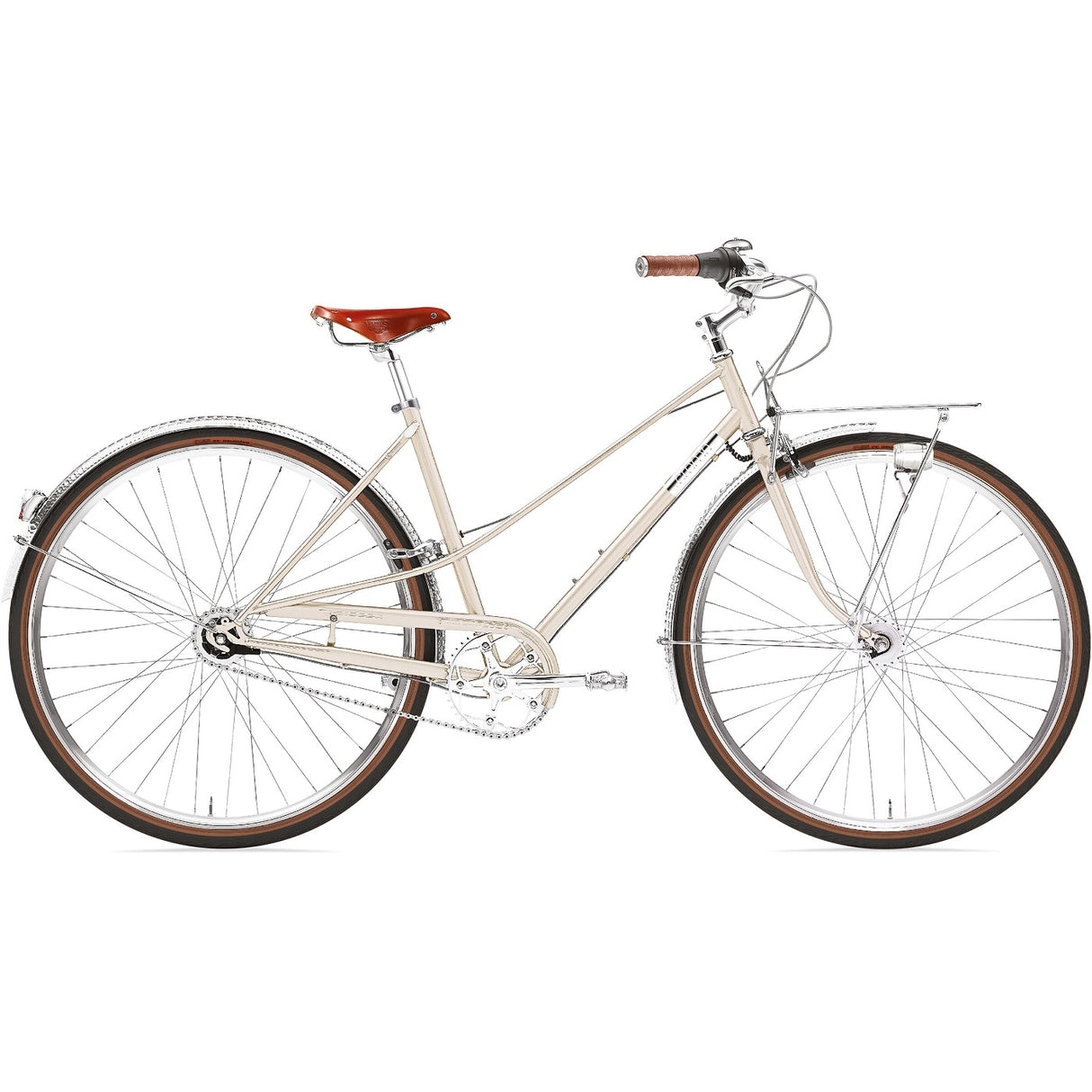 Caferacer Damen Doppio 7-Gang Dynamo - Silver Champagne
