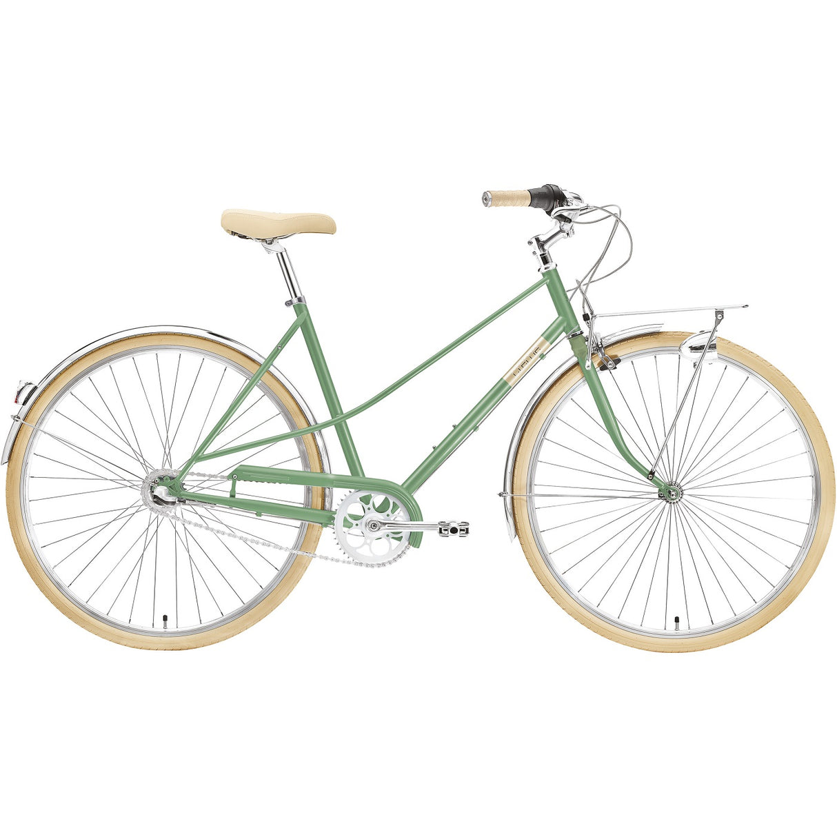 Caferacer Damen Uno 3-Gang - Olive Green