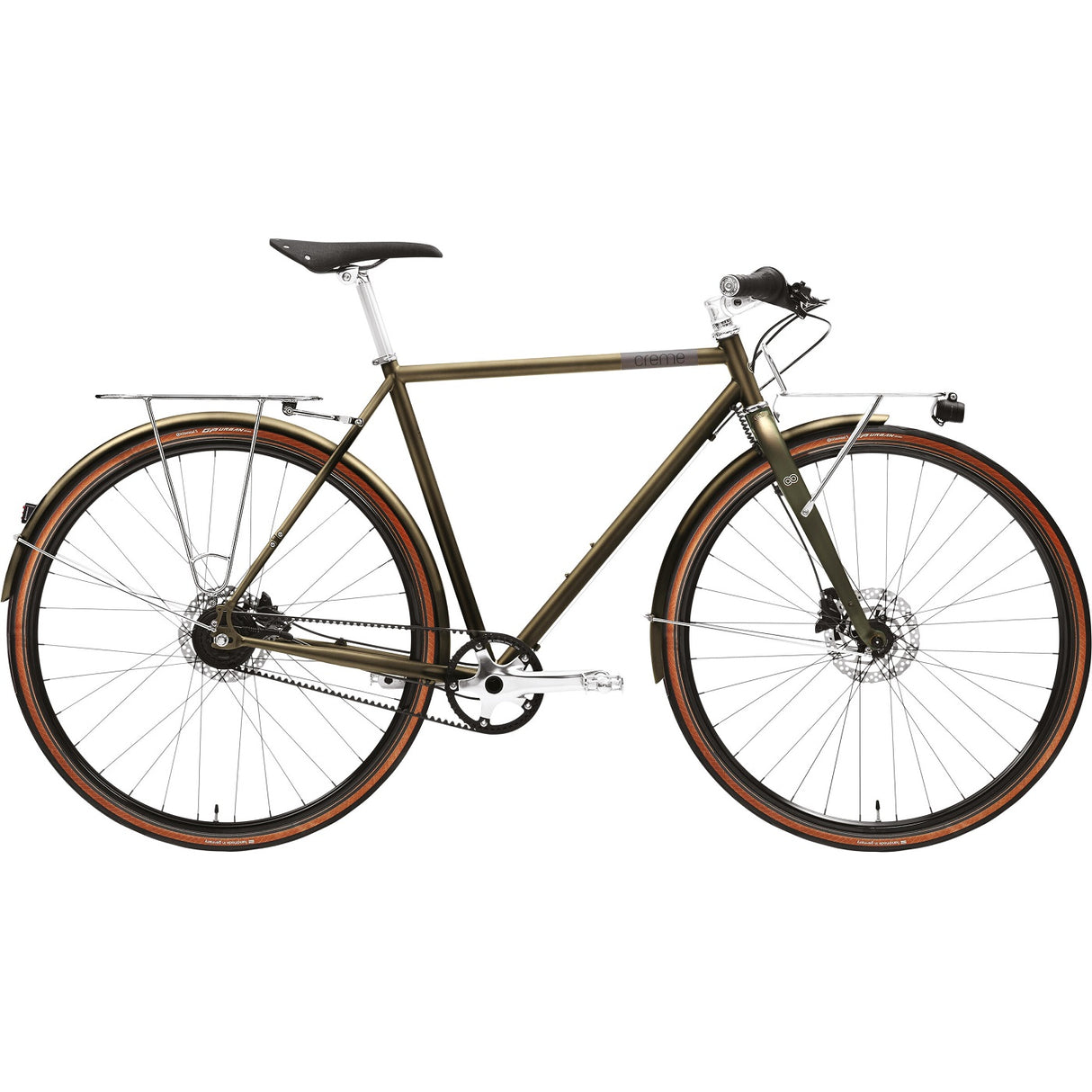 Ristretto Lightning 8-Gang Belt Drive Dynamo - Mud Green