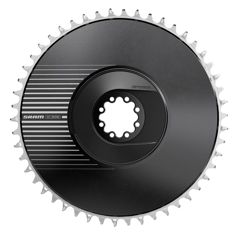 Red Aero E1 Kettenblatt, 12-fach - schwarz / silber