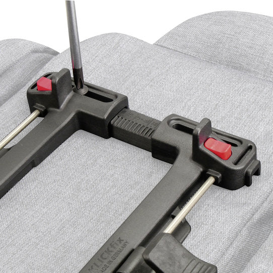 KLICKfix Gepäckträgertasche Rackpack 1+, 13-18L, UniKlip 2 - schwarz