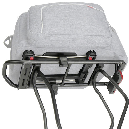 KLICKfix Gepäckträgertasche Rackpack 1+, 13-18L, UniKlip 2 - schwarz