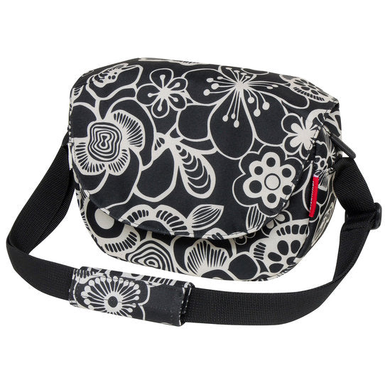 KLICKfix Schultertasche Fun Bag 4L - fleur/schwarz