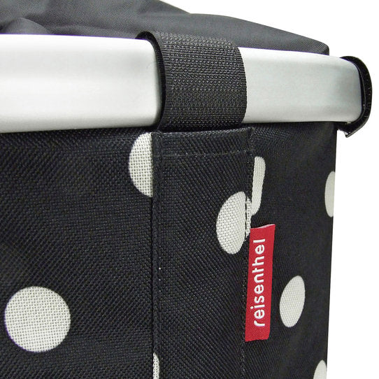 KLICKfix City-Tasche Bikebasket 15L - black dots