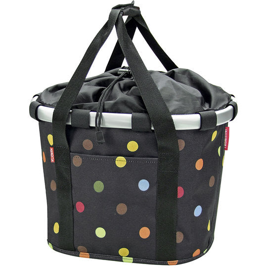 KLICKfix City-Tasche Bikebasket 15L - dots