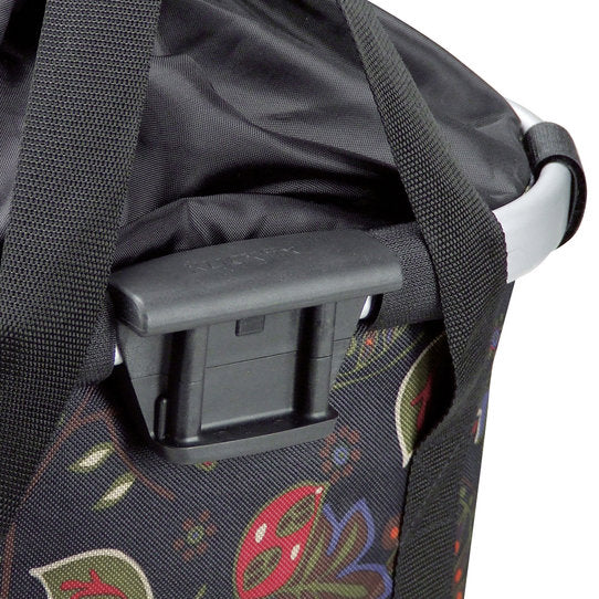 KLICKfix City-Tasche Bikebasket 15L - folklore/schwarz