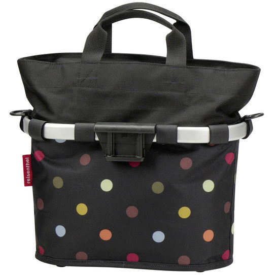 KLICKfix City-Tasche Bikebasket Oval S 12L - dots