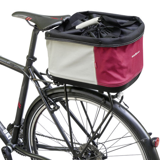 KLICKfix Shoppertasche Alingo GT 20L, Racktime - rot/creme