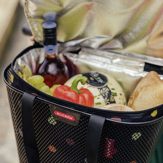 KLICKfix Thermotasche für Lenkerkörbe 16L - twist silver