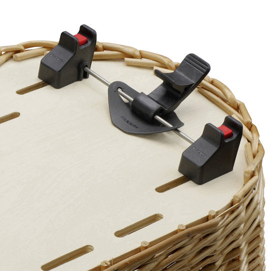 KLICKfix Hundeshopper Doggy Basket, mit Korbklip - braun