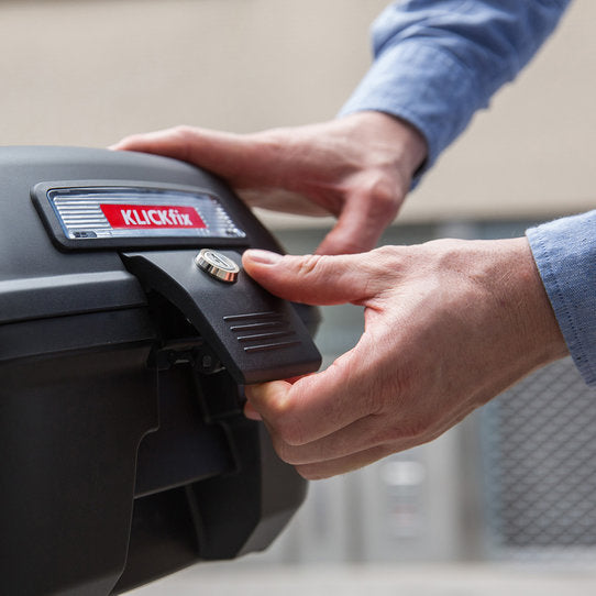 KLICKfix Fahrradbox City-Box 22L, UniKlip2 - schwarz