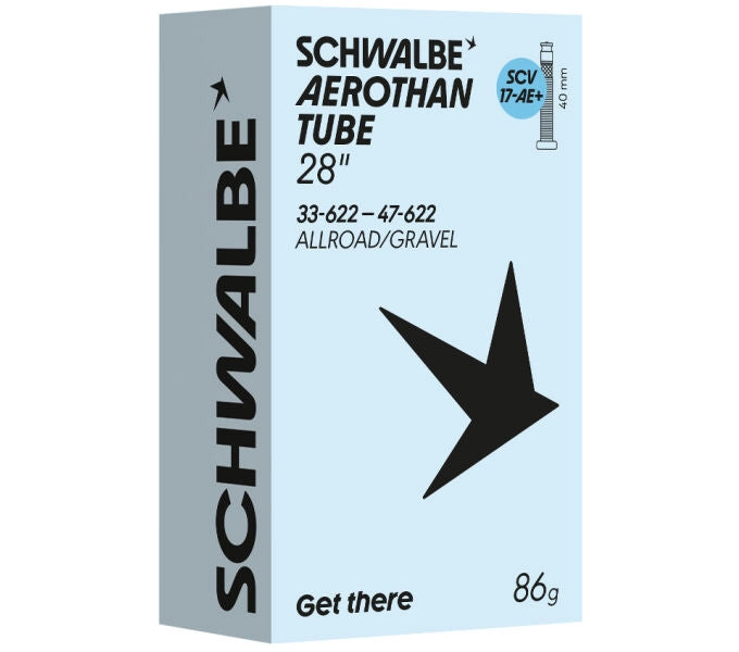 Aerothan Schlauch 28" Trekking/Gravel, SCV17+, Clik Valve - 40 mm