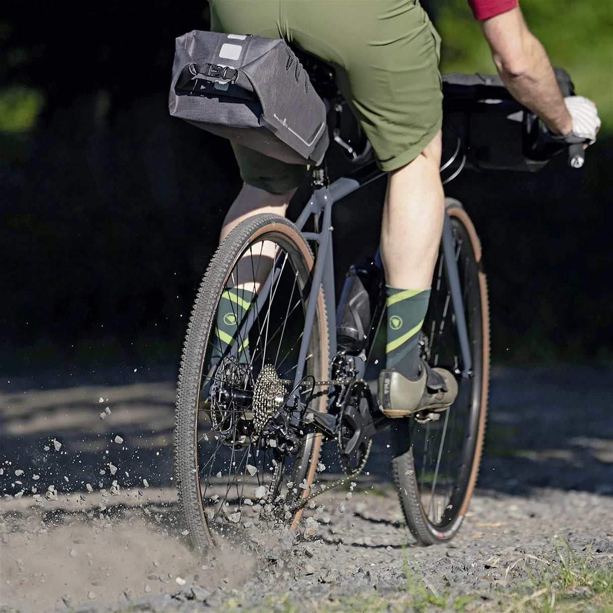 KLICKfix Satteltasche Bikepack X Waterproof Compact 4,5 - 6,5L - grau