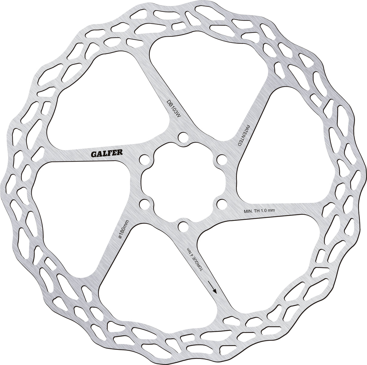 Wave Fixed Road Bremsscheiben