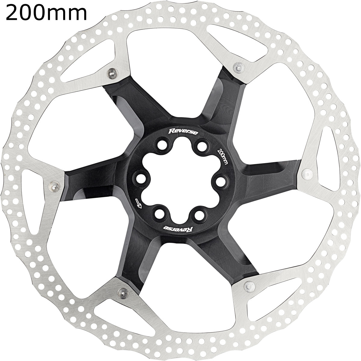 Discrotor 160/180/200/203 mm 6-Loch Bremsscheiben - schwarz