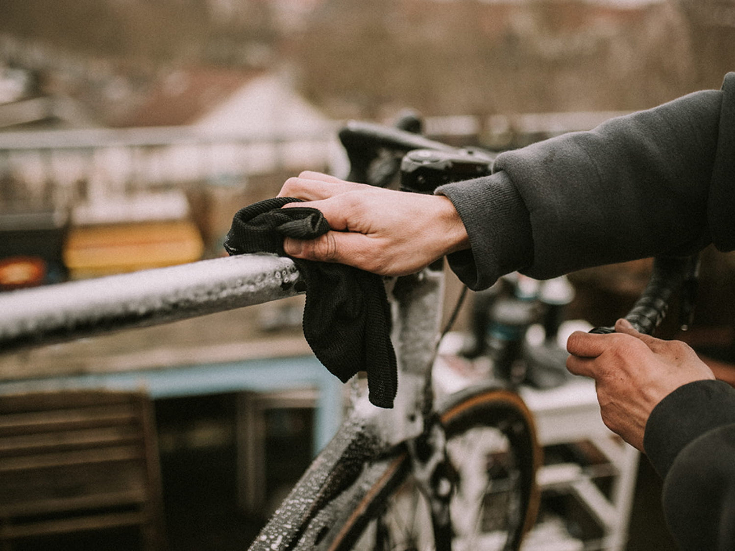 Microfasertuch - schwarz